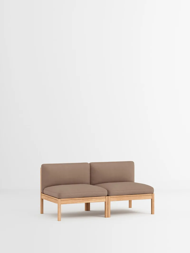 2 Seater Sofa von MOEBE in Autumn, Autumn 101, Oak – Produktfoto 22 von 34