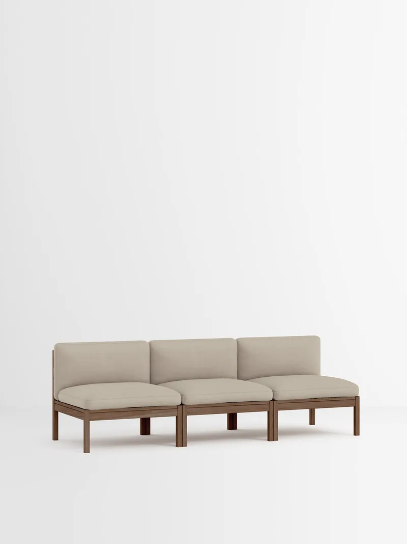 3 Seater Sofa by MOEBE in Field 2, Field 2 – 233, Smoked Oak – product photo 35 of 35