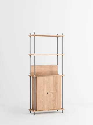 Shelving System – s.200.1.H by MOEBE in Black – product photo 1 of 4