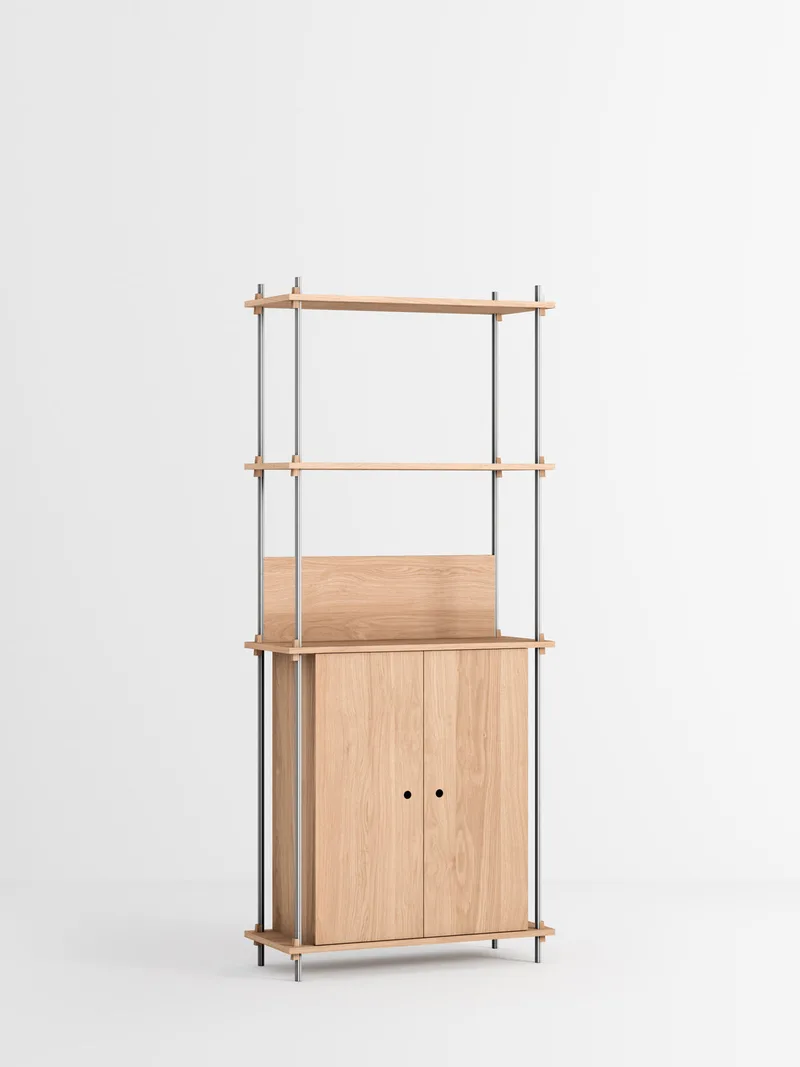 Shelving System – s.200.1.H by MOEBE in Black – product photo 1 of 4