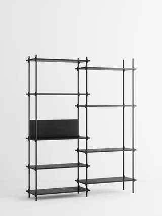 Shelving System – s.200.2.A von MOEBE in Black – Produktfoto 4 von 4