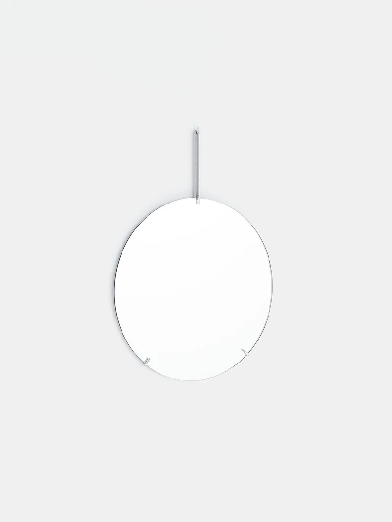 Wall Mirror by MOEBE in Ø30, Black – product photo 6 of 8