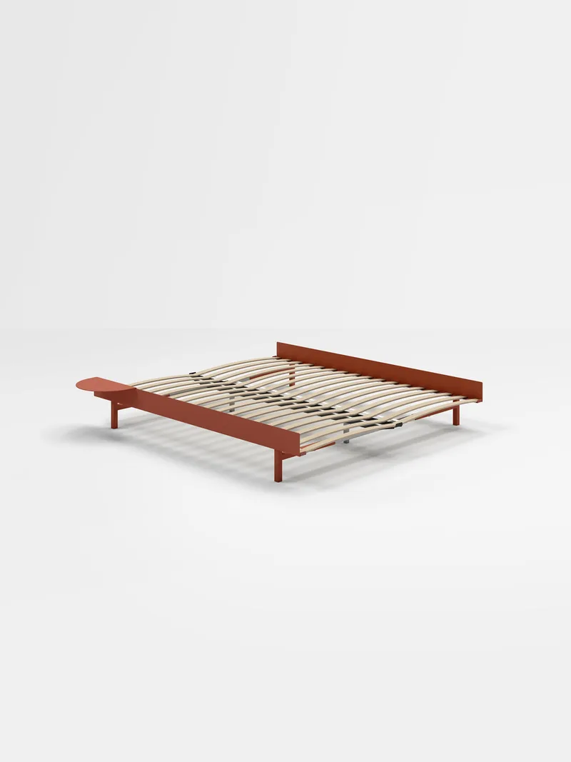 Bed 90 – 180 cm (Low) by MOEBE in Terracotta, 1, 150 – product photo 15 of 15