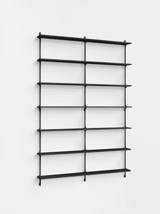 Wall Shelving – ws.230.2.B by MOEBE in Black – product photo 13 of 13