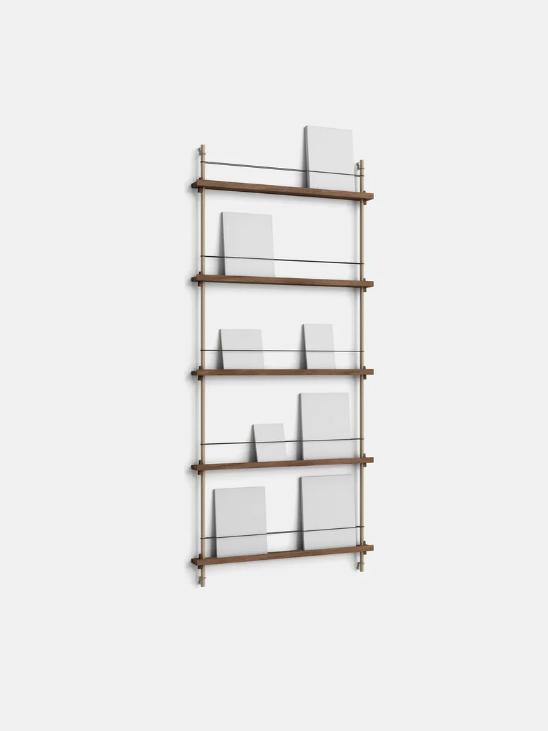 Magazine Shelving – MS.180.1 van MOEBE in Black – productfoto 4 van 10