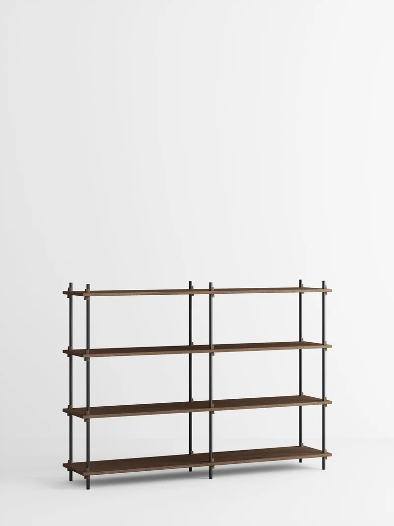 Shelving System – s.115.2.B by MOEBE in Smoked-Oak/Black – product photo 4 of 4