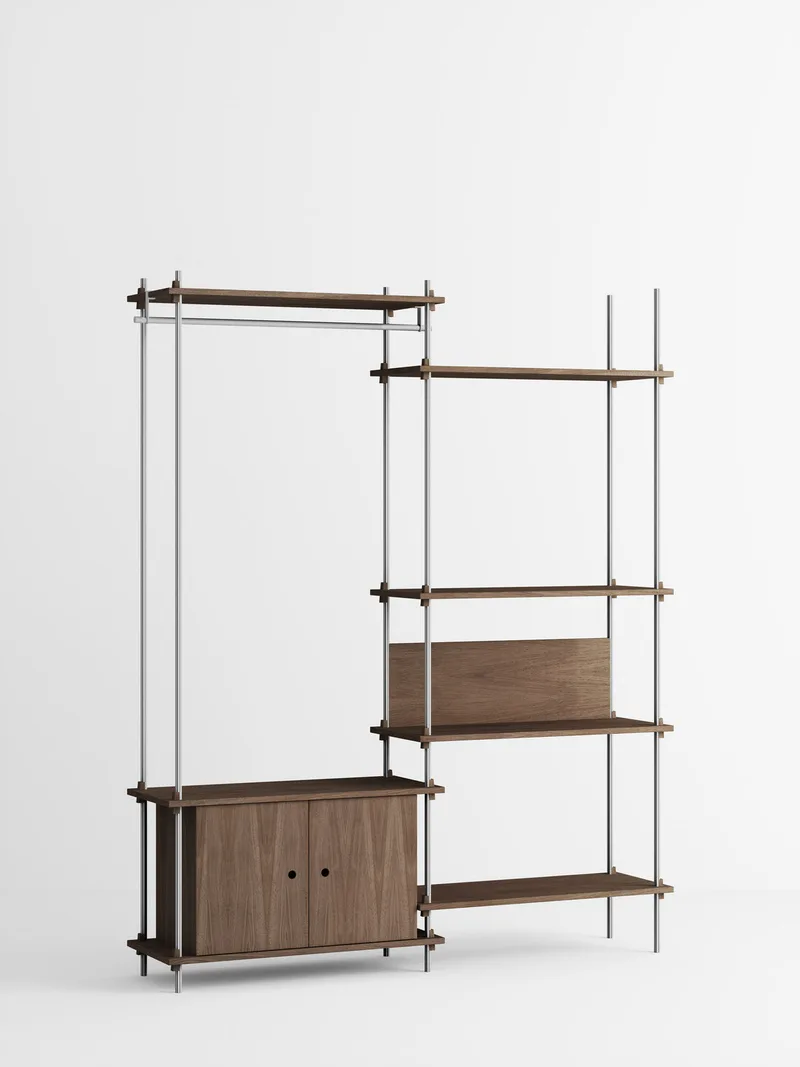 Shelving System – s.200.2.G van MOEBE in Black – productfoto 3 van 4