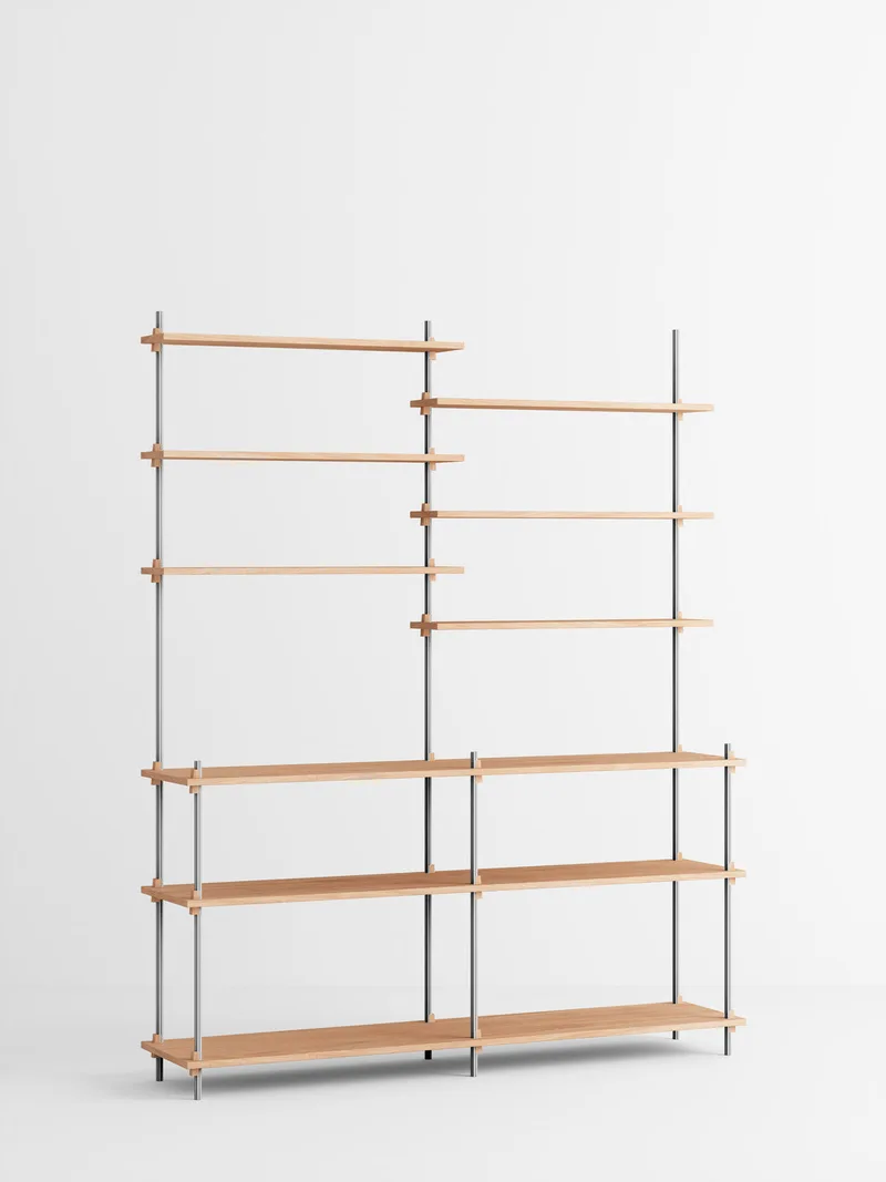 Shelving System – s.200.2.D by MOEBE in Black – product photo 1 of 4