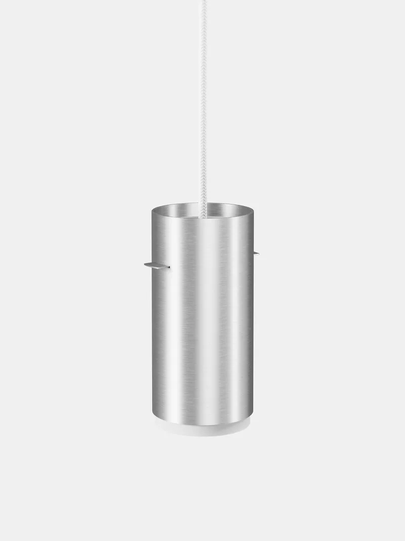 Tube Pendant by MOEBE in Brushed Aluminium, Large – product photo 4 of 6