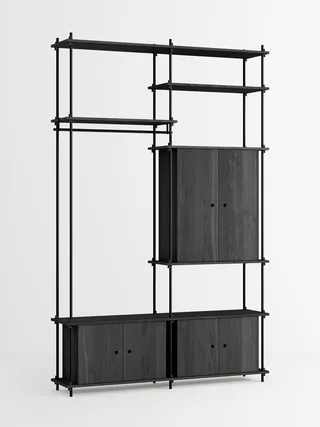 Shelving System – s.255.2.J by MOEBE in Black – product photo 4 of 4