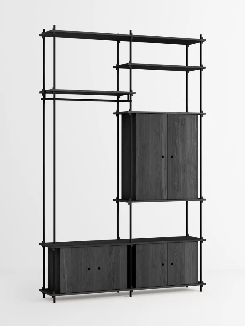 Shelving System – s.255.2.J by MOEBE in Black – product photo 4 of 4