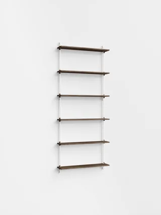 Wall Shelving – ws.200.1 von MOEBE in Smoked-Oak/White – Produktfoto 4 von 4