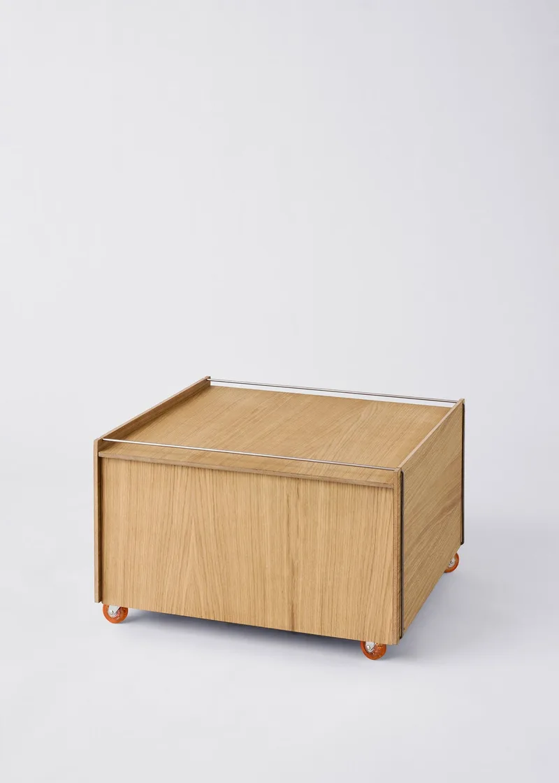Storage Chest von MOEBE in Stainless Steel – Produktfoto