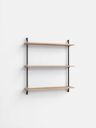 Wall Shelving – ws.85.1 von MOEBE in Oak/Black – Produktfoto 4 von 4