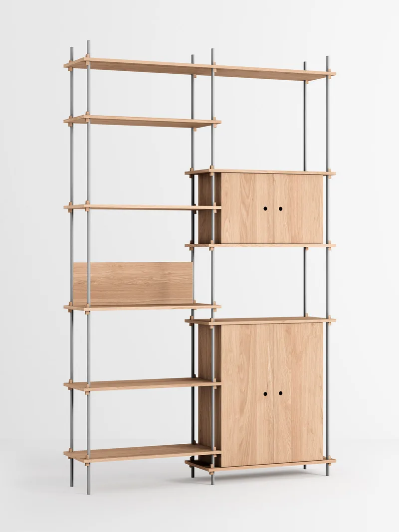Shelving System – s.255.2.I de MOEBE en Black – photo du produit 1 sur 4