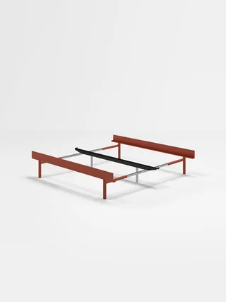 Bed 90 – 180 cm (High) von MOEBE in Terracotta, Ohne, I'll get my own – Produktfoto 12 von 12