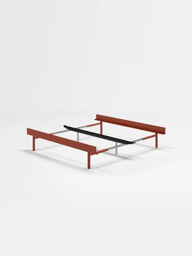 Bed 90 – 180 cm (High) von MOEBE in Terracotta, Ohne, I'll get my own – Produktfoto 12 von 12