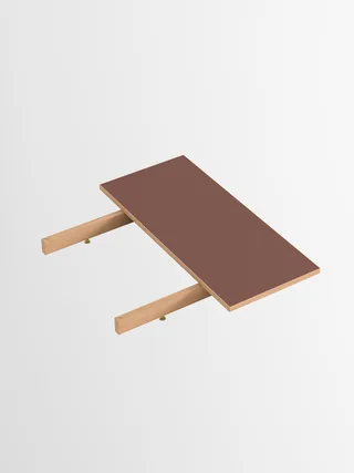 Rectangular Dining Table by MOEBE in Extension Only, 2, Burgundy – product photo 13 of 13