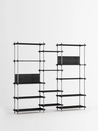 Shelving System – s.200.3.E by MOEBE in Black – product photo 2 of 4
