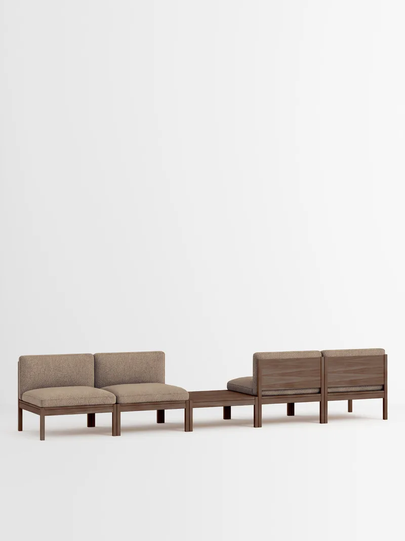 Mixed Combination B van MOEBE in Moss, Moss 0013, Smoked Oak – productfoto 35 van 35