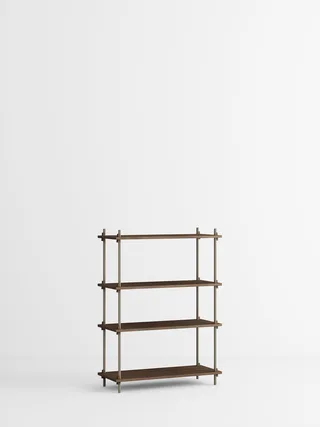 Shelving System – s.115.1.A de MOEBE en Smoked-Oak/Warm-Grey – photo du produit 4 sur 4