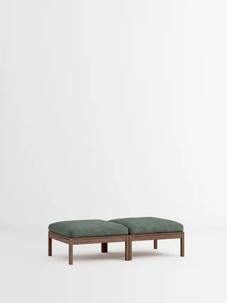 2 Seater Daybed by MOEBE in Moss, Moss 0003, Smoked Oak – product photo 35 of 35