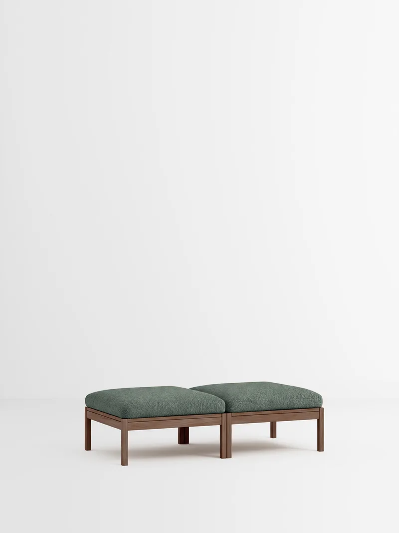 2 Seater Daybed by MOEBE in Moss, Moss 0003, Smoked Oak – product photo 35 of 35