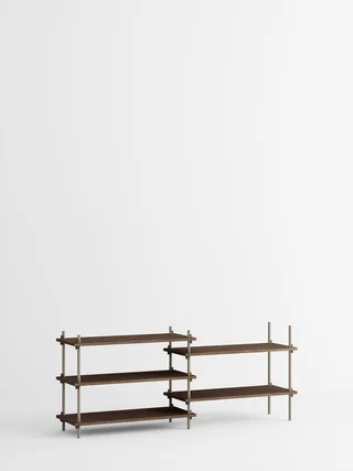 Shelving System – s.65.2.A von MOEBE in Smoked-Oak/Warm-Grey – Produktfoto 4 von 4
