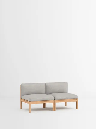 2 Seater Sofa von MOEBE in Autumn, Autumn 101, Oak – Produktfoto 10 von 34