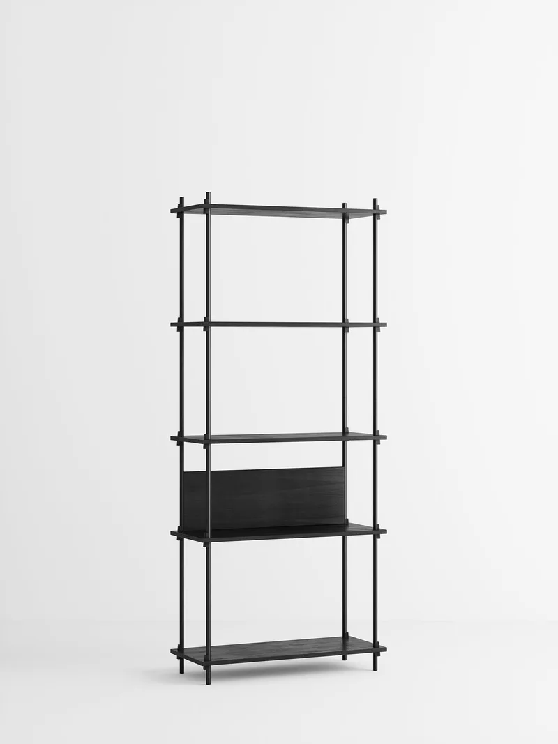 Shelving System – s.200.1.A van MOEBE in Black – productfoto 4 van 4