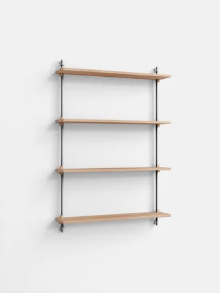 Wall Shelving – ws.115.1 by MOEBE in Black – product photo 1 of 4