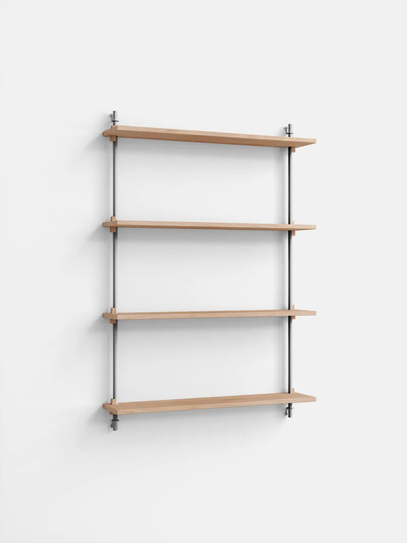Wall Shelving – ws.115.1 by MOEBE in Black – product photo 1 of 4