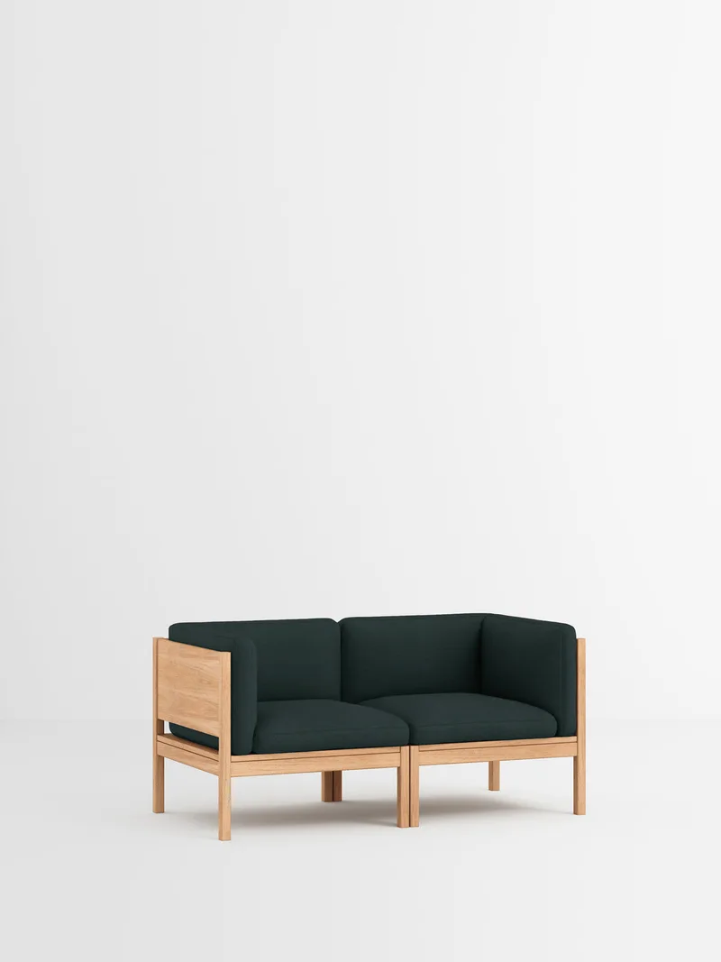 2 Seater Sofa with Sides by MOEBE in Autumn, Autumn 101, Oak – product photo 1 of 34