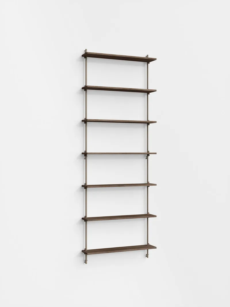 Wall Shelving – ws.230.1 von MOEBE in Smoked-Oak/Warm-Grey – Produktfoto 4 von 4