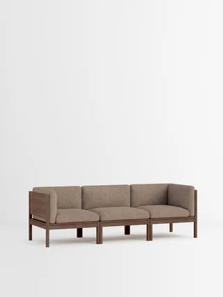 3 Seater Sofa with Sides von MOEBE in Moss, Moss 0013, Smoked Oak – Produktfoto 35 von 35