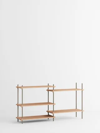 Shelving System – s.85.2.A van MOEBE in Oak/Warm-Grey – productfoto 4 van 4