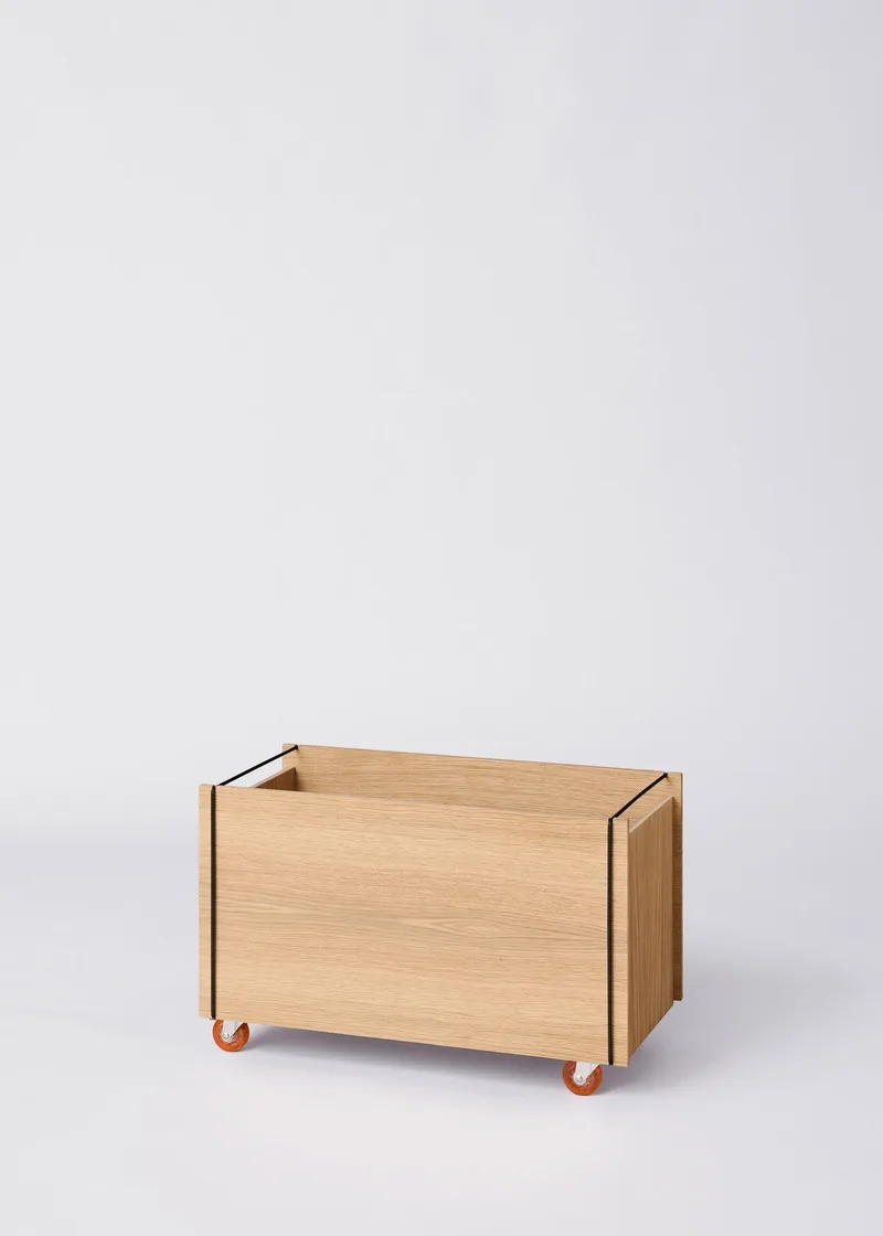 Storage Box van MOEBE in Oak / Black, Nee, Ja – productfoto