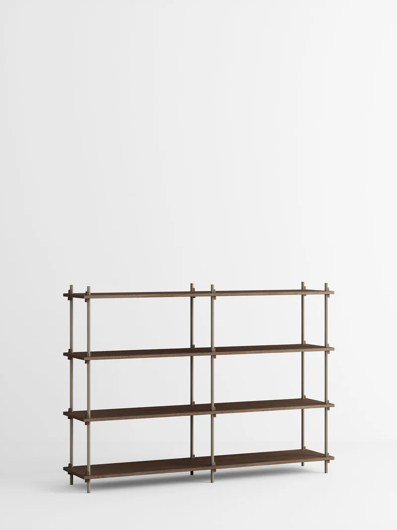 Shelving System – s.115.2.B by MOEBE in Smoked-Oak/Warm-Grey – product photo 4 of 4