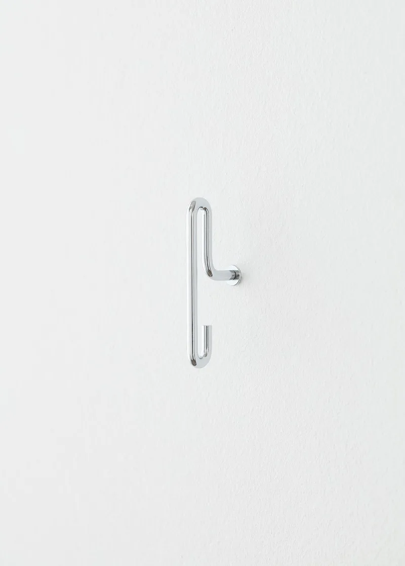 Wall Hook van MOEBE in Small (2 pcs.), Stainless Steel – productfoto