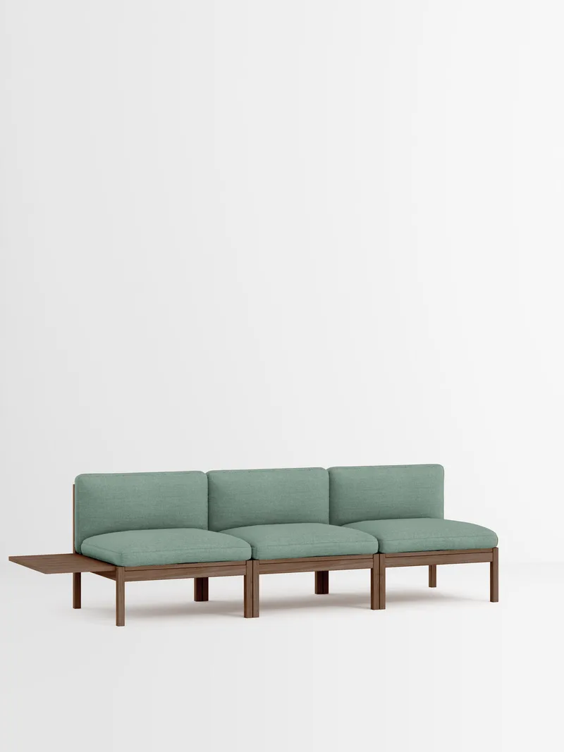 3 Seater Sofa with 1 Side Table de MOEBE en Re-Wool 2, Re-Wool 2 – 868, Smoked Oak – photo du produit 35 sur 35
