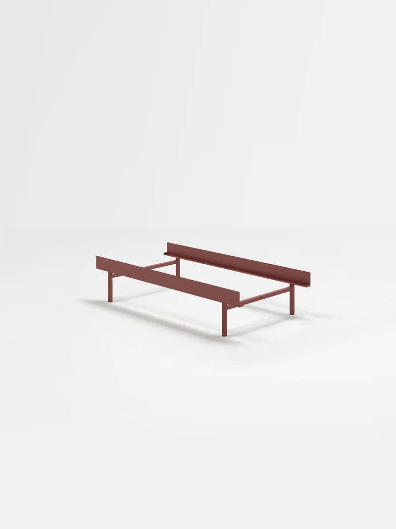 Bed 90 cm by MOEBE in Dusty Rose, High – None, I'll get my own – product photo 25 of 25