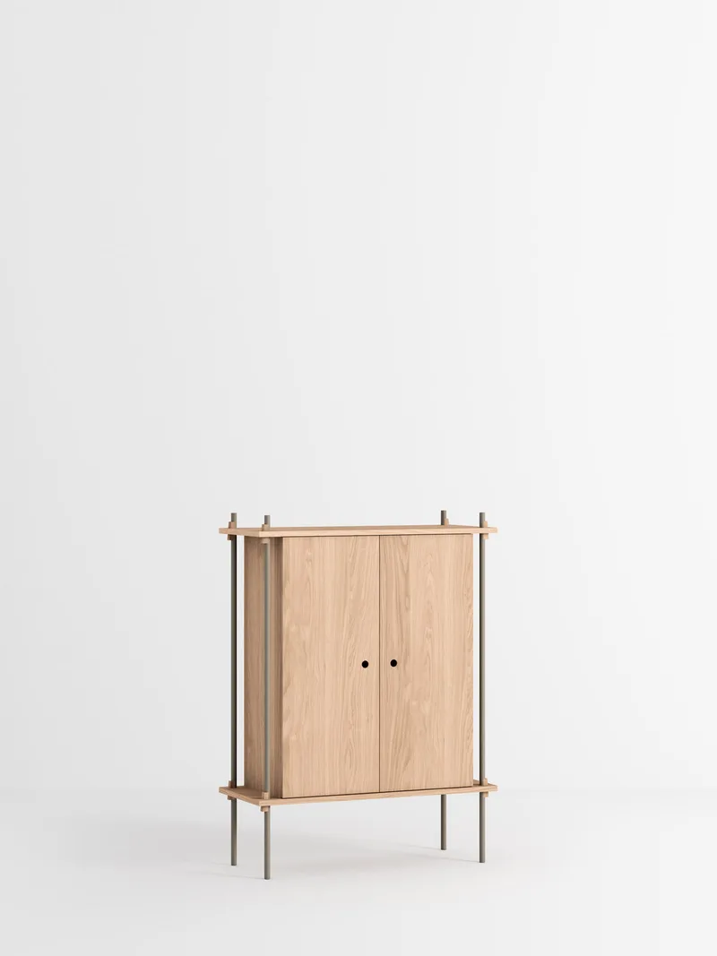 Shelving System – s.115.1.C von MOEBE in Oak/Warm-Grey – Produktfoto 4 von 4