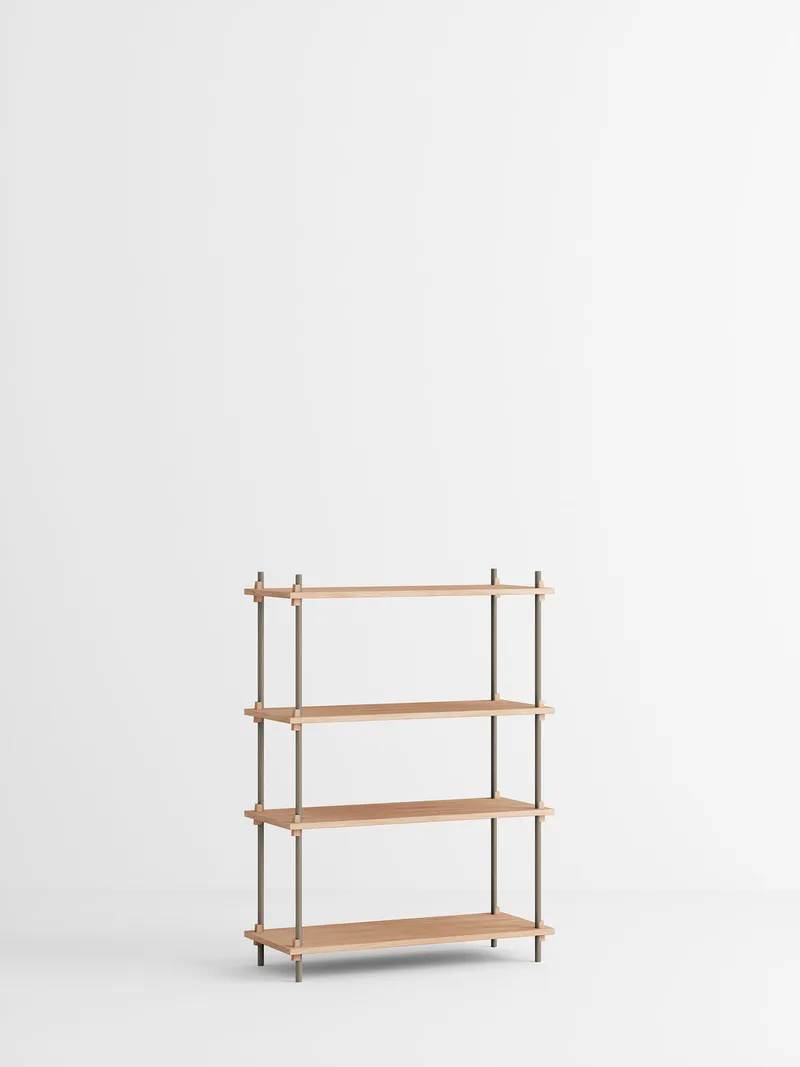 Shelving System – s.115.1.A von MOEBE in Oak/Warm-Grey – Produktfoto 4 von 4