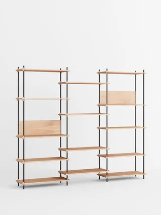 Shelving System – s.200.3.A de MOEBE en Oak/Black – photo du produit 4 sur 4