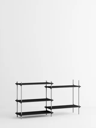 Shelving System – s.85.2.A by MOEBE in Black – product photo 2 of 4