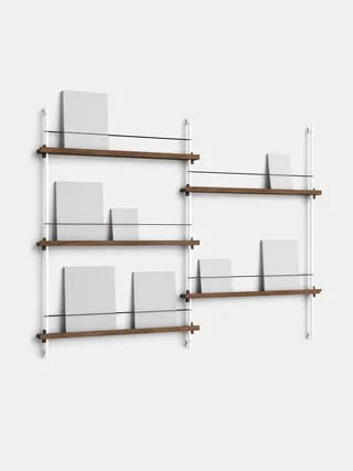 Magazine Shelving – MS.115.2 by MOEBE in Black – product photo 1 of 13