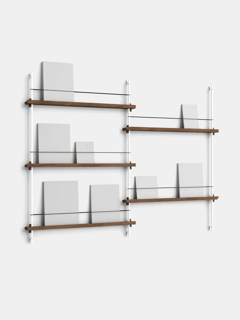 Magazine Shelving – MS.115.2 by MOEBE in Black – product photo 1 of 13