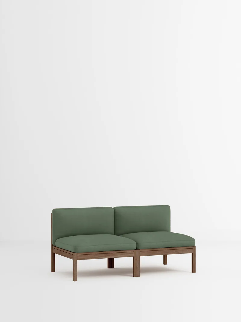 2 Seater Sofa by MOEBE in Field 2, Field 2 – 943, Smoked Oak – product photo 35 of 35