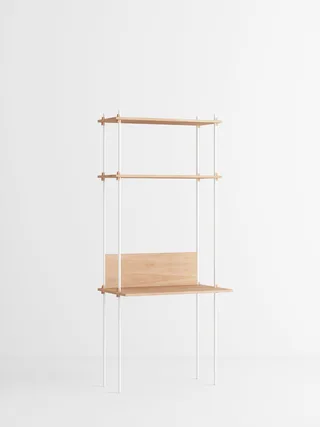 Shelving System – s.200.1.D by MOEBE in Oak/White – product photo 4 of 4