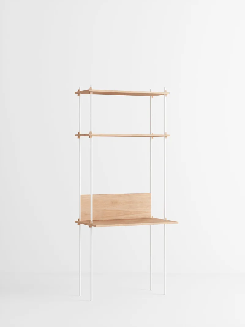Shelving System – s.200.1.D by MOEBE in Oak/White – product photo 4 of 4